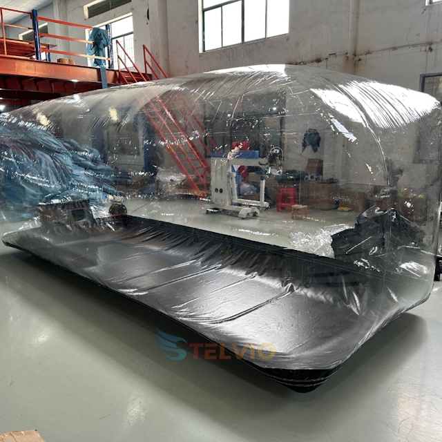 Waterproof Transparent Inflatable Car Cover Bubble Carport Garage Outdoor Tent
